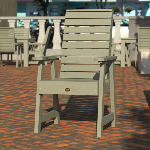 Glennville Dining Arm Chair - Modern Upholstered Dining Room Chair with Padded Seat - Perfect for Kitchen, Dining Room, and Home Office Use
