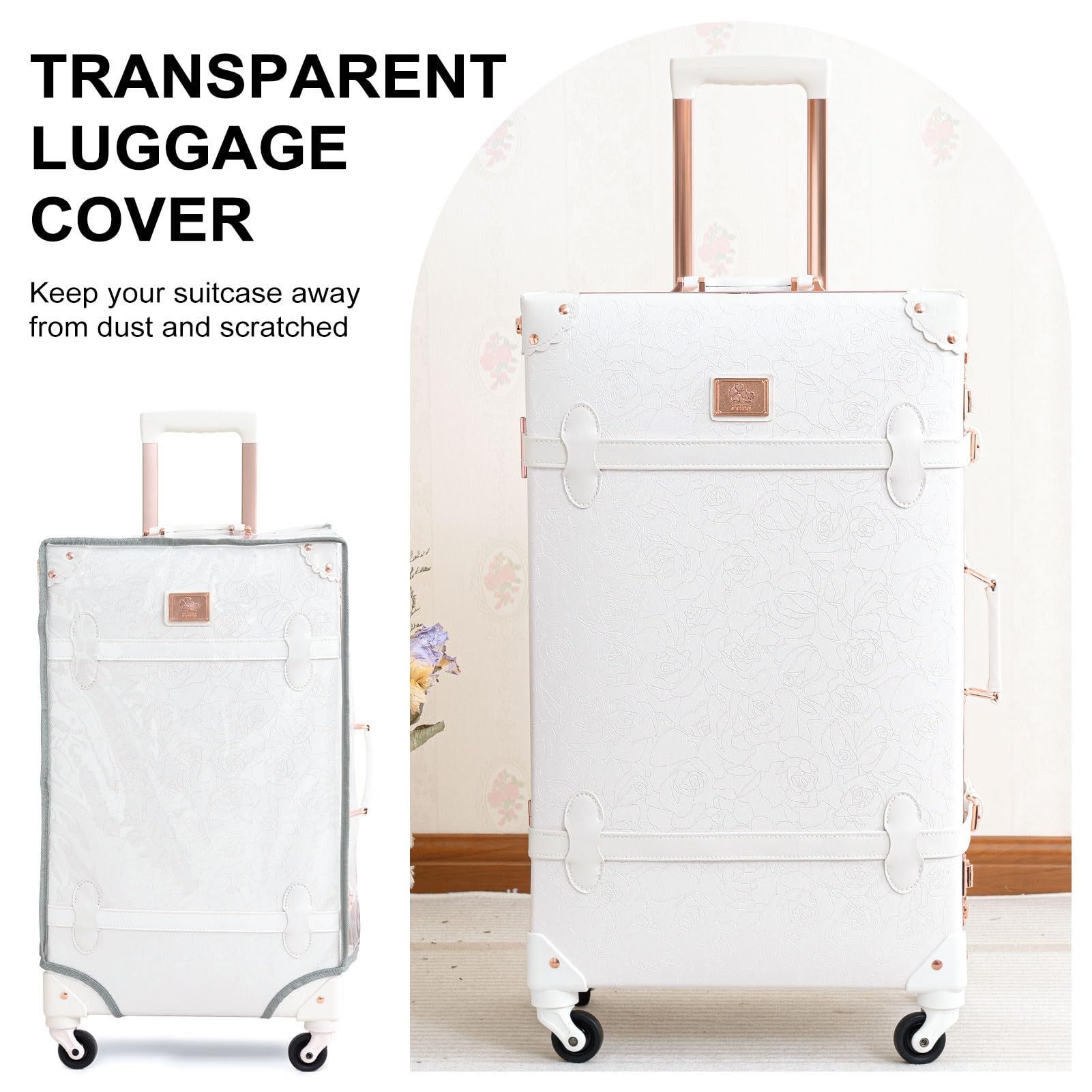 Vintage Trunk Suitcase Set of 3 Pieces - 20