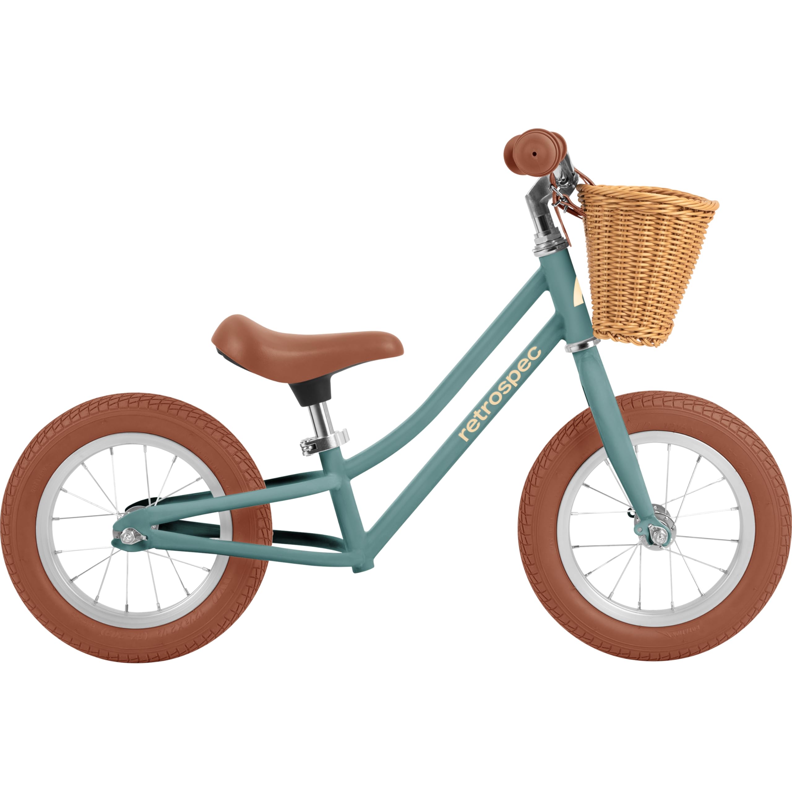 Retrospec Beaumont Kids Balance Bike for Toddlers 18 Months to 3 Years - No Pedal Training Bike with Air-Filled Tires & Adjustable Seat - Perfect for Indoor/Outdoor Learning & First Bike Experience