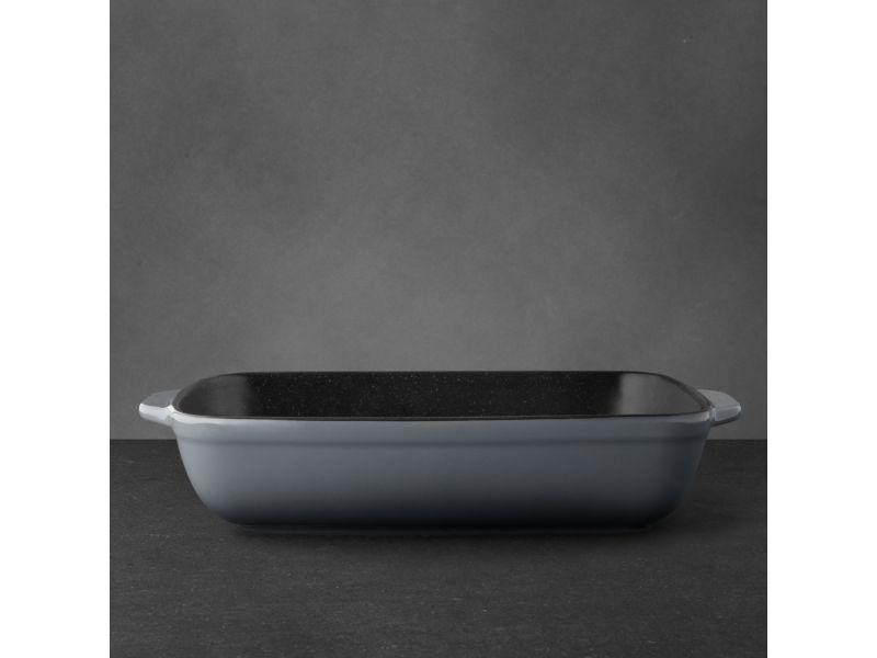 BergHOFF GEM Stoneware 14 Inch Rectangular Baking Dish - 3.4 Quart Ceramic Oven Safe Casserole Pan for Baking, Roasting & Serving | Perfect for Lasagna, Casseroles, Brownies & Holiday Meals