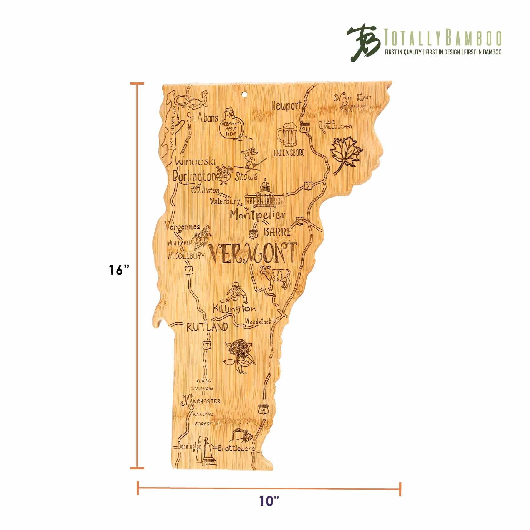 Premium Vermont Maple Wood Cutting Board - 16