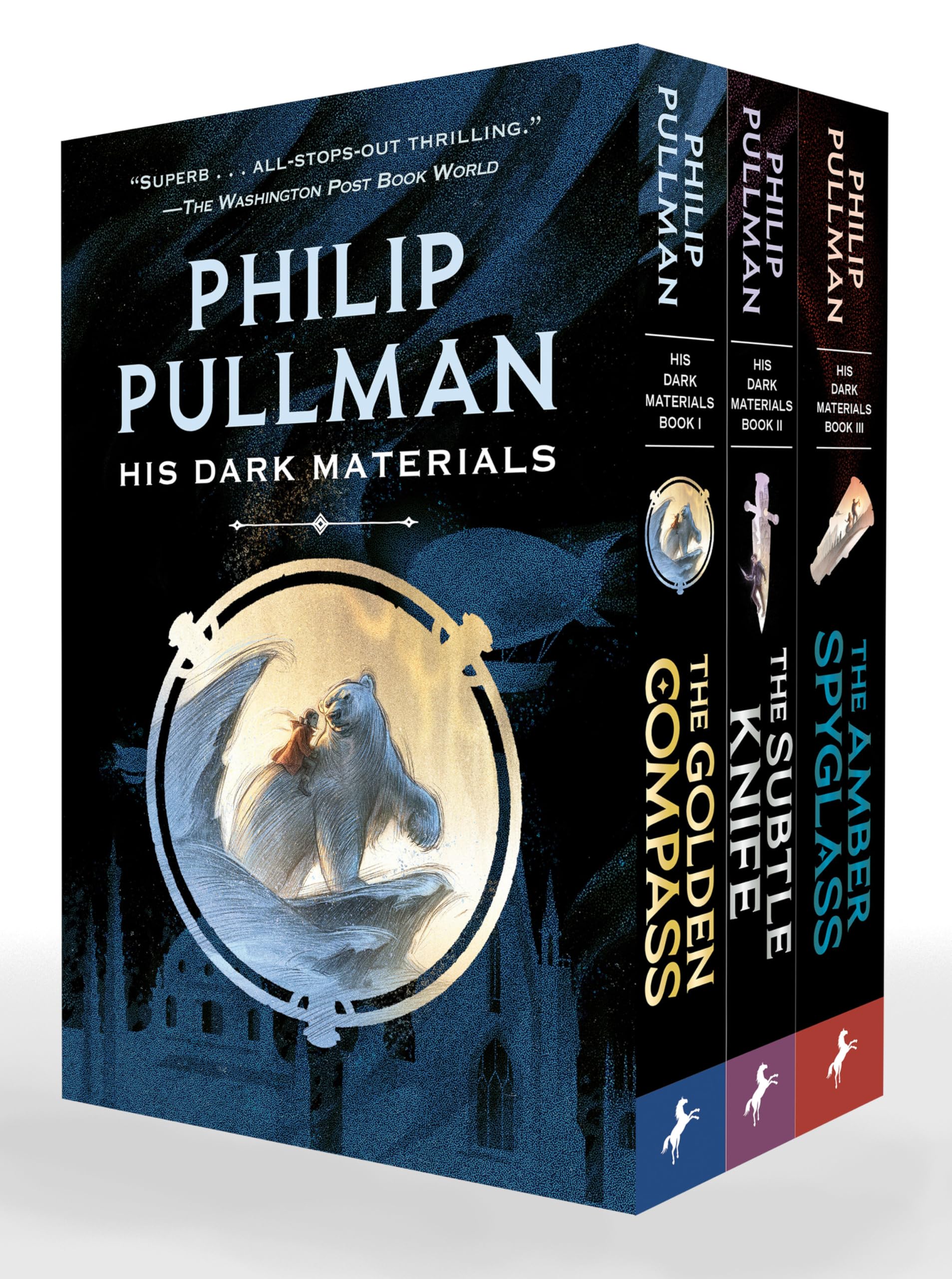 His Dark Materials Trilogy: The Golden Compass, The Subtle Knife, The Amber Spyglass - 3-Book Paperback Boxed Set | Fantasy Book Series for Teens & Adults | Perfect for Gifts, Book Clubs & Fantasy Lovers