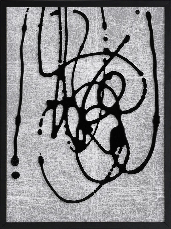 Duality II Framed Art Print - Modern Abstract Wall Decor for Living Room, Bedroom & Office - Ready to Hang Canvas Painting for Home & Office Decor