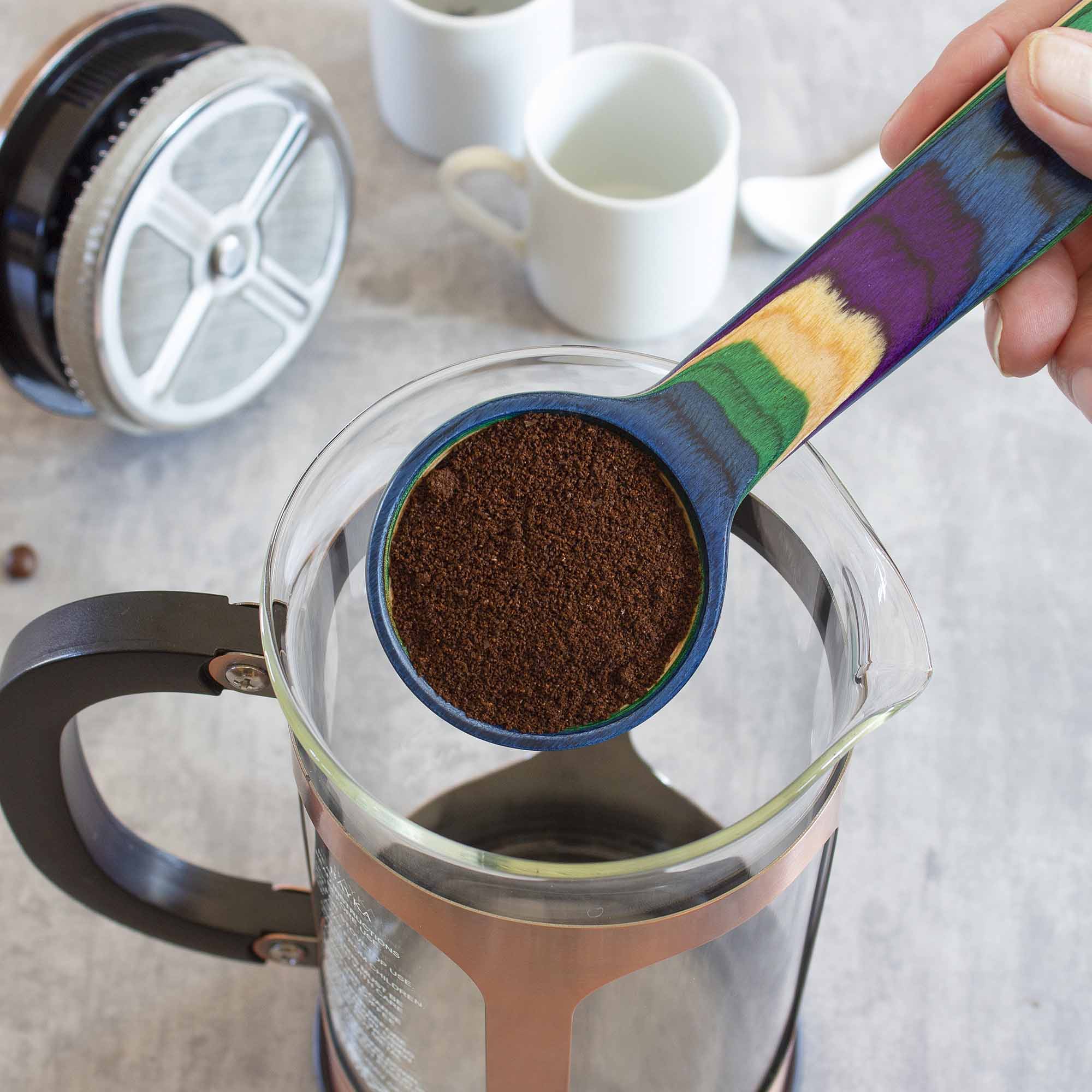 Baltique® Mumbai Collection Coffee Scoop - Stainless Steel Measuring Spoon for Coffee, Tea & Spices - Perfect for Home, Cafe & Barista Use