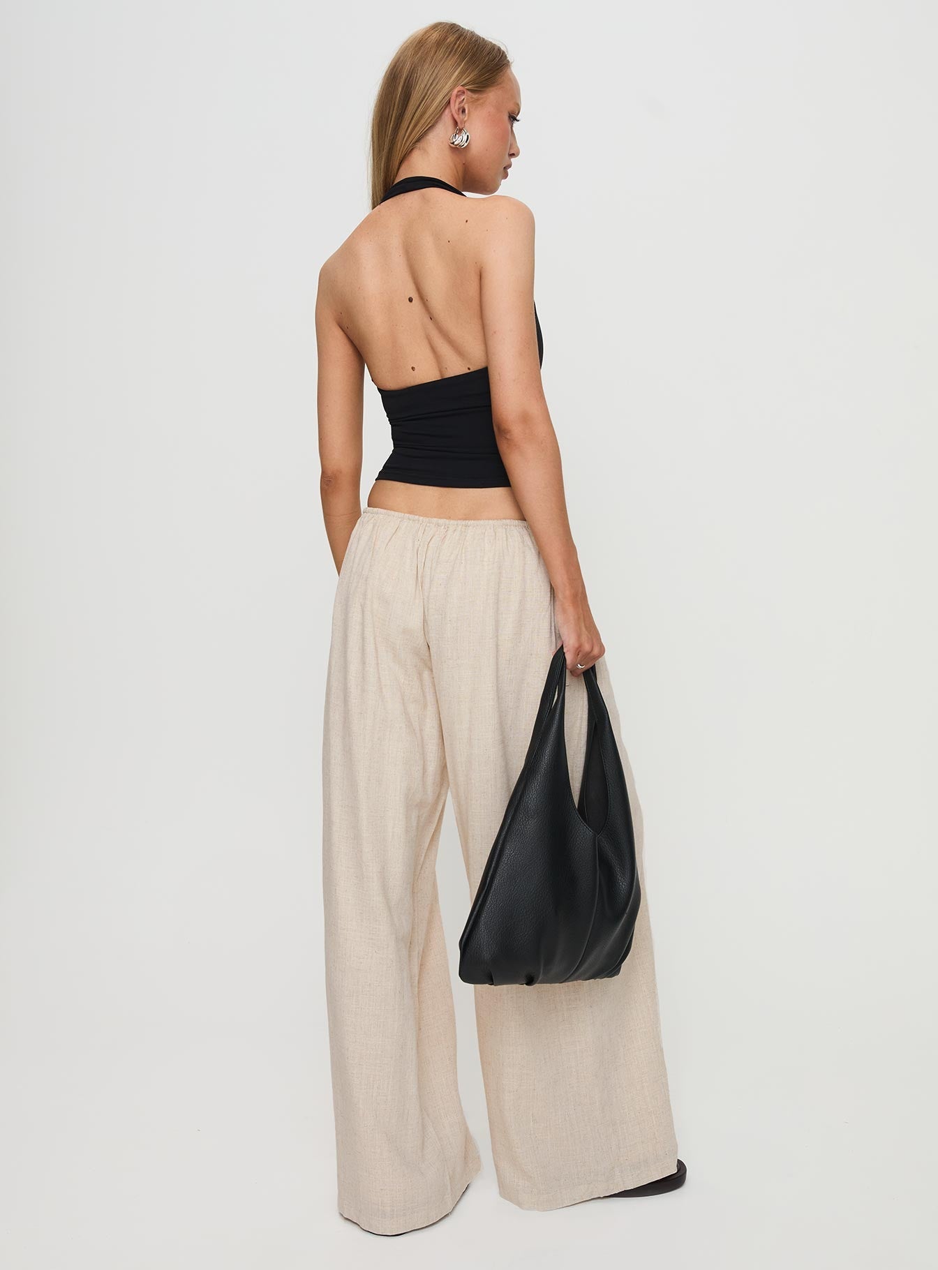 Beach Comber Linen Pants for Women - Soft Breathable Beige Linen Trousers | Perfect for Summer Vacations, Beach Getaways & Casual Outings