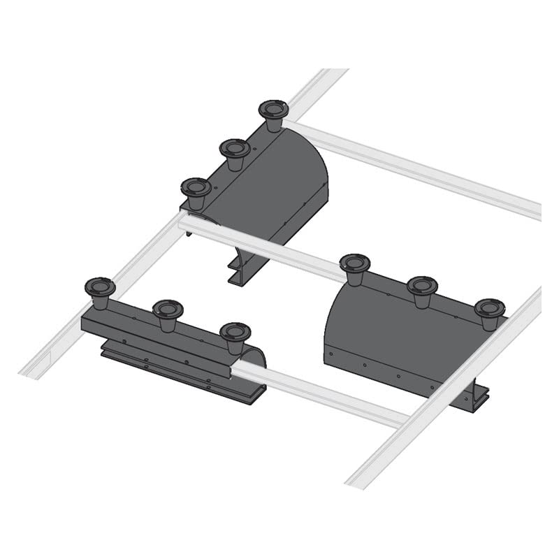 Middle Atlantic Products CLH-ED23 Cable Ladder - Heavy Duty Cable Management System for Data Centers & Server Rooms | Perfect for Organizing Network, Power & AV Cables