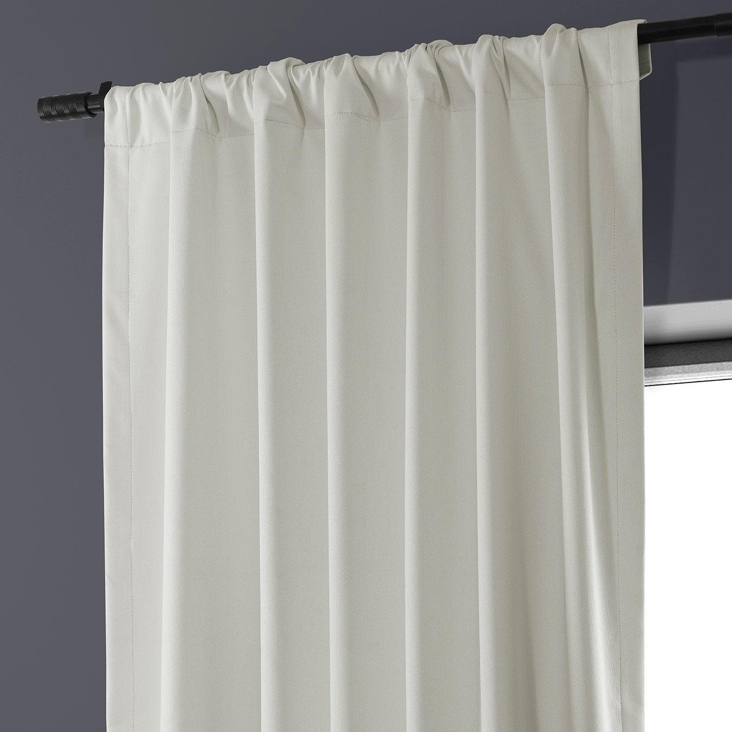 Off White Performance Linen Blackout Curtains for Bedroom & Living Room - Noise Reducing Thermal Insulated Window Drapes for Hotels, Home Theater, and Nursery