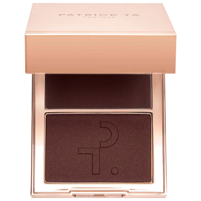 Patrick TA Duo Major Sculpt Crème Contour & Powder Bronzer - Cream to Powder Contouring Makeup for Defined Cheekbones & Sun-Kissed Glow | Perfect for Everyday Wear & Special Occasions