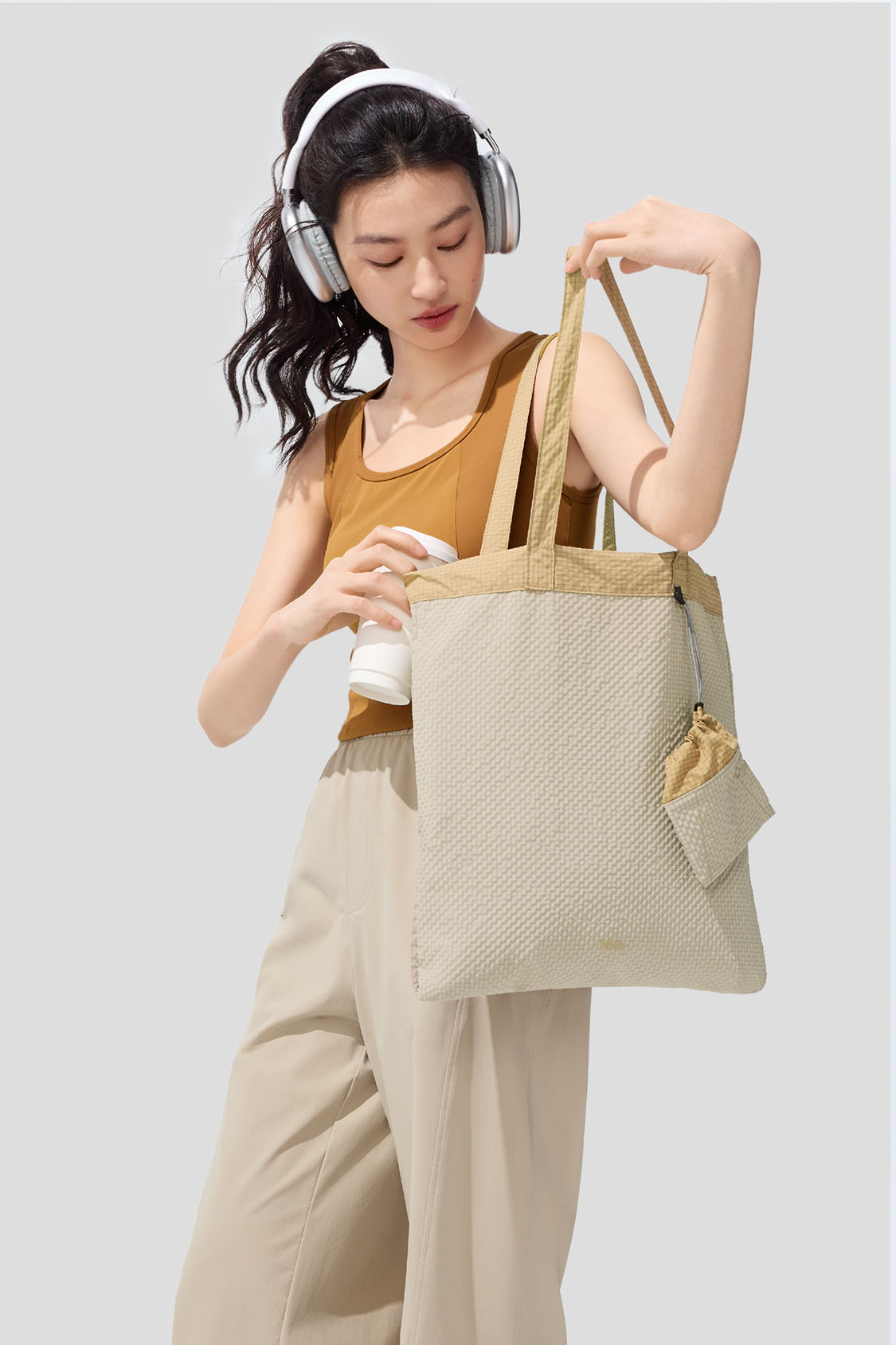 Foldable Tote Shoulder Bag GP155 - Lightweight, Durable & Stylish for Shopping, Travel & Everyday Use