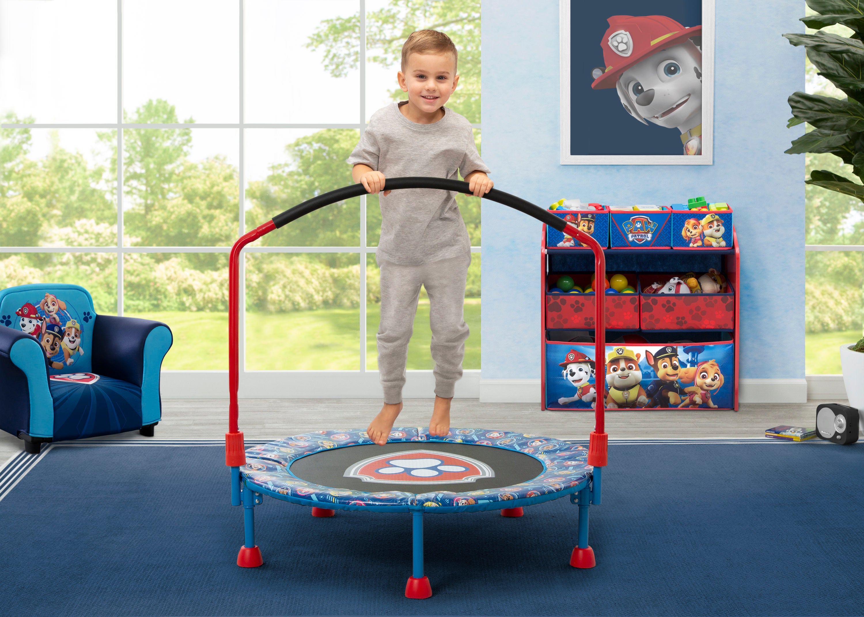 PAW Patrol 3 Foot Trampoline for Kids - Safe Indoor/Outdoor Bounce Toy for Toddlers & Children - Perfect for Backyard Play, Birthday Gifts & Active Fun