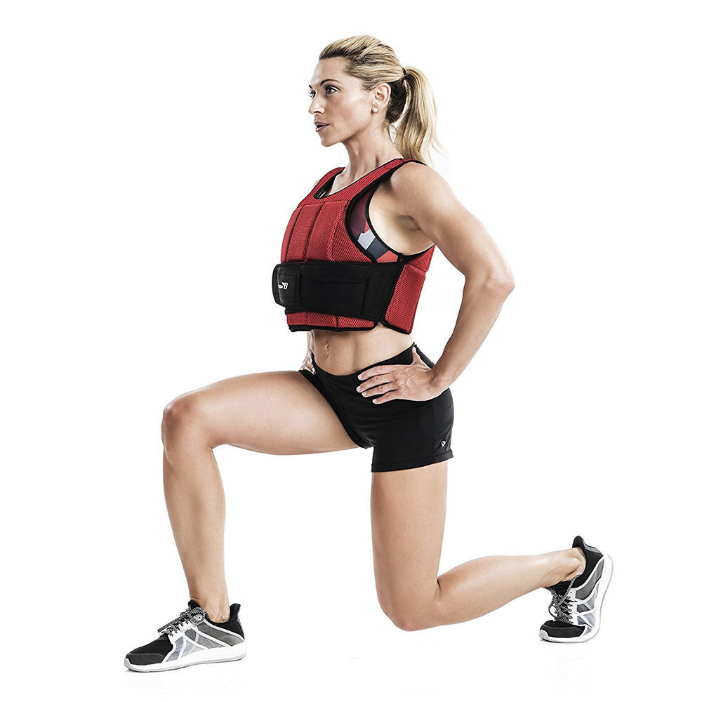 BBWV 9515 Bionic Body 15lb Weighted Vest for Strength Training, Running & Fitness - Ideal for Home Workouts, CrossFit & Outdoor Exercise