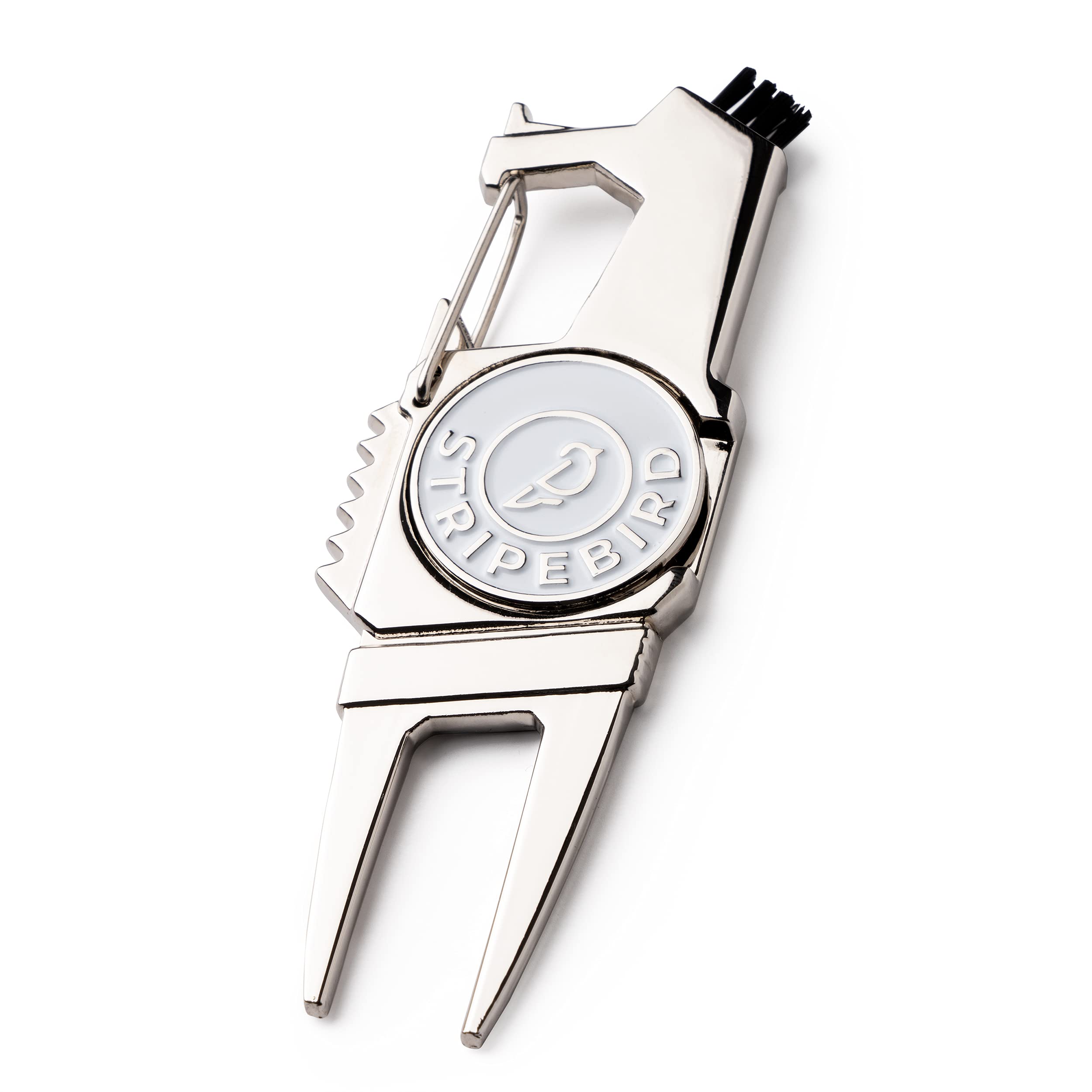 Stripebird Magnetic Golf Divot Tool - Multi-Functional Ball Mark Repair Tool with Premium Gift Box - Perfect Golf Accessory for Divot Fixing On The Course - Ideal Gift for Golf Lovers & Tournament Players