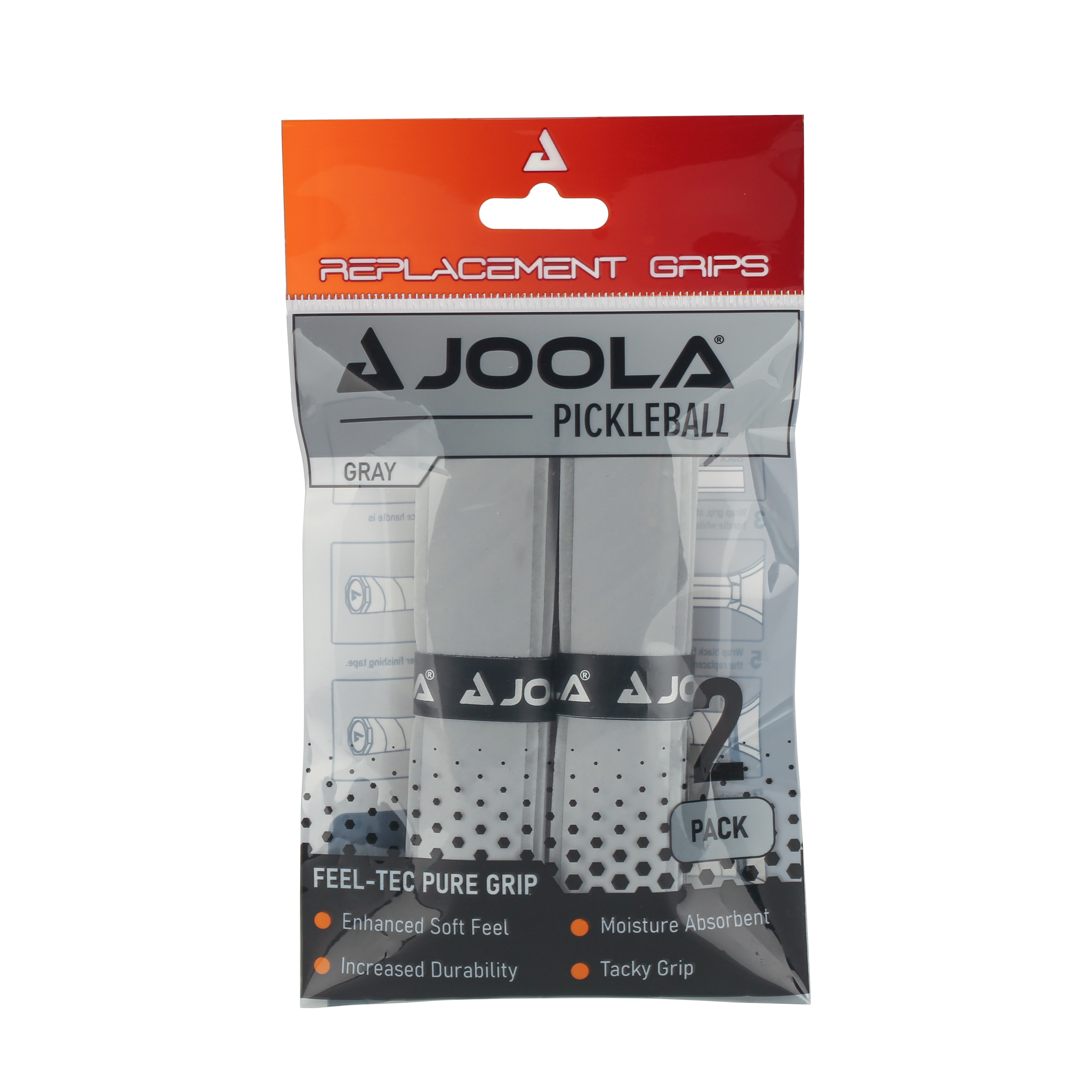JOOLA Feel Tec Pure Grip Replacement - Premium Table Tennis Rubber for Enhanced Spin & Control | Perfect for Tournament Play & Practice Sessions