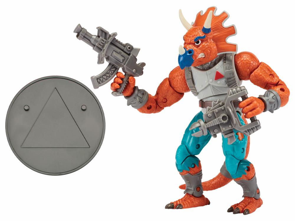 Teenage Mutant Ninja Turtles Classic Raphael vs Triceraton Action Figure 2-Pack - TMNT Collectible Toys for Kids & Adults - Perfect for Play, Display & Gifting