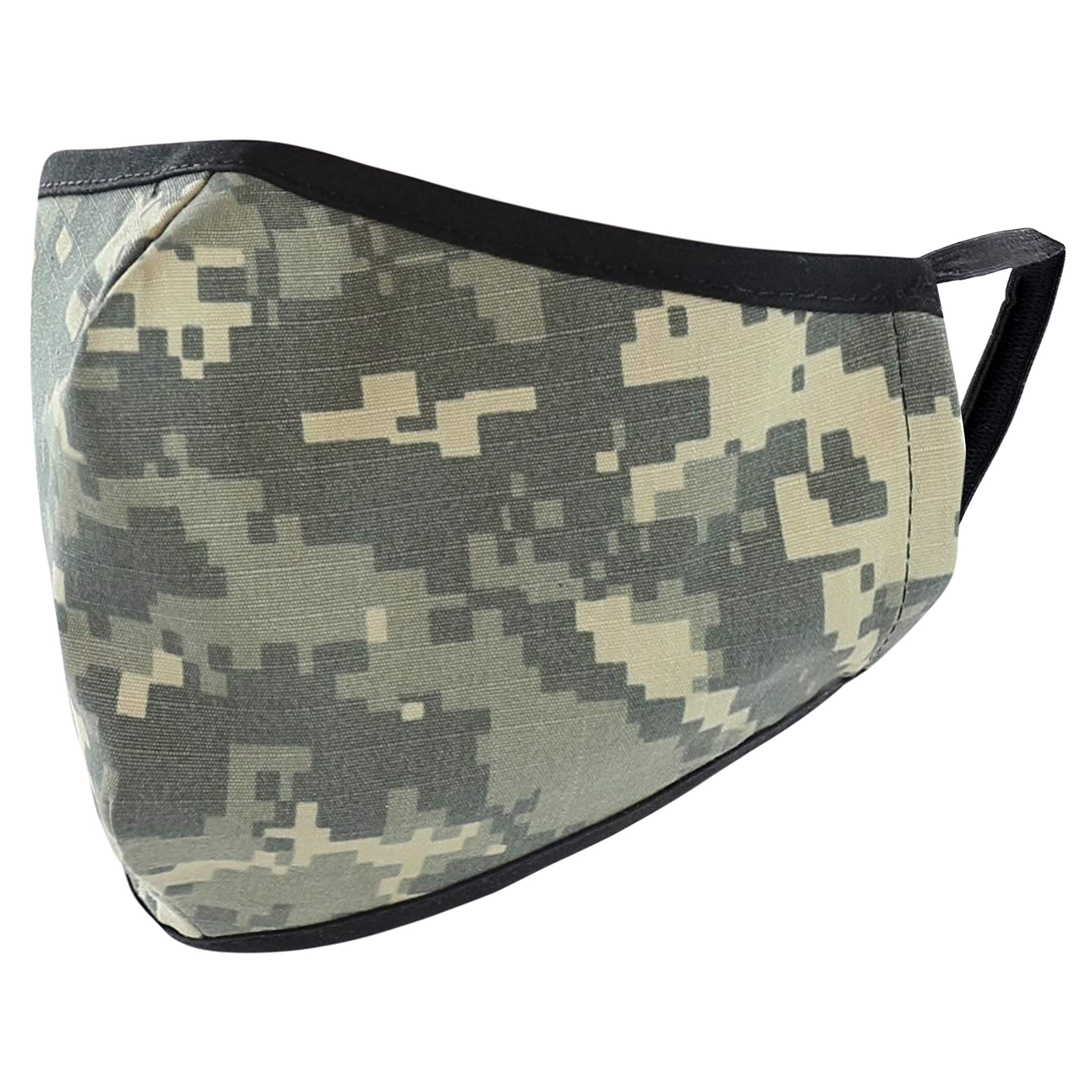 Reusable Washable Military Grade Cotton Blend Face Mask - Made in USA - Breathable & Comfortable for Daily Use, Outdoor Activities & Travel