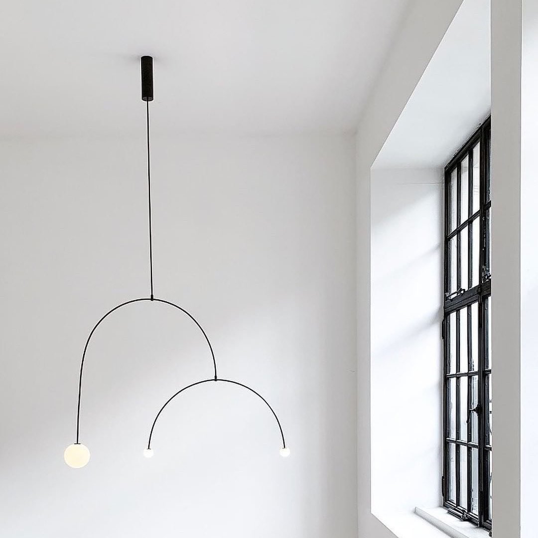 Elegant Crystal Mobile Chandelier - Modern Ceiling Light Fixture for Bedroom, Dining Room & Living Room Decor