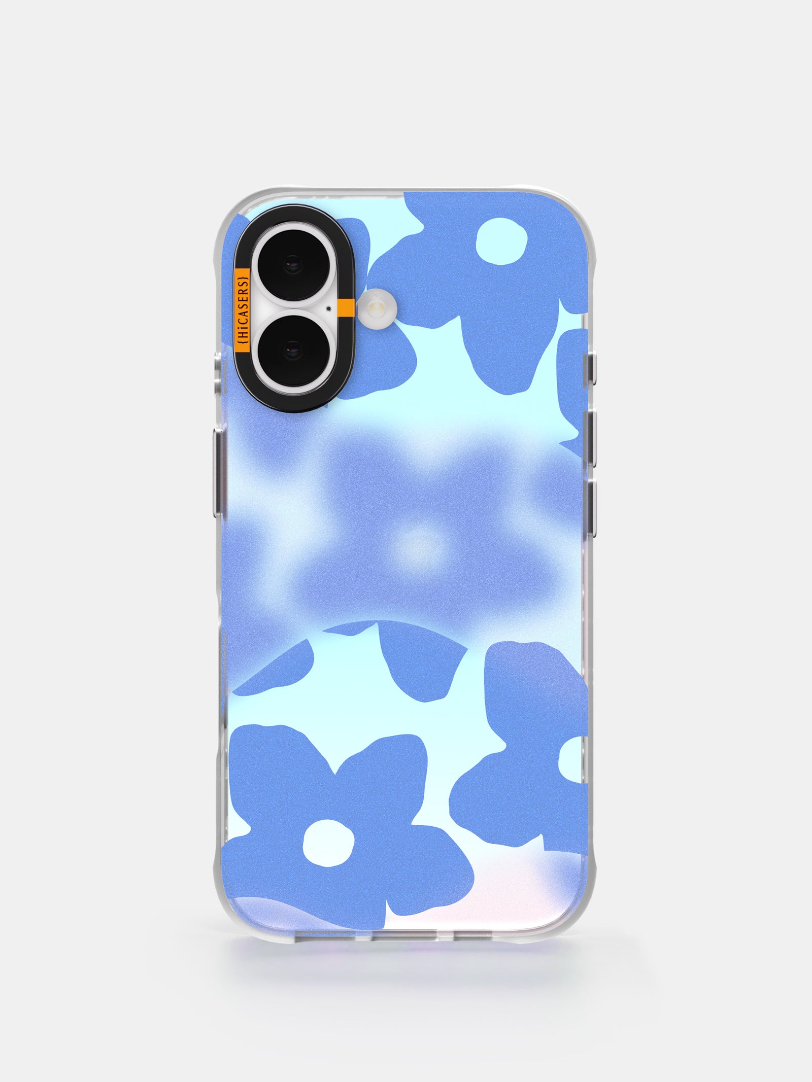 Foggy Florals Phone Case - Azure Blue | Premium Protective Cover for iPhone & Samsung | Perfect for Everyday Use & Travel