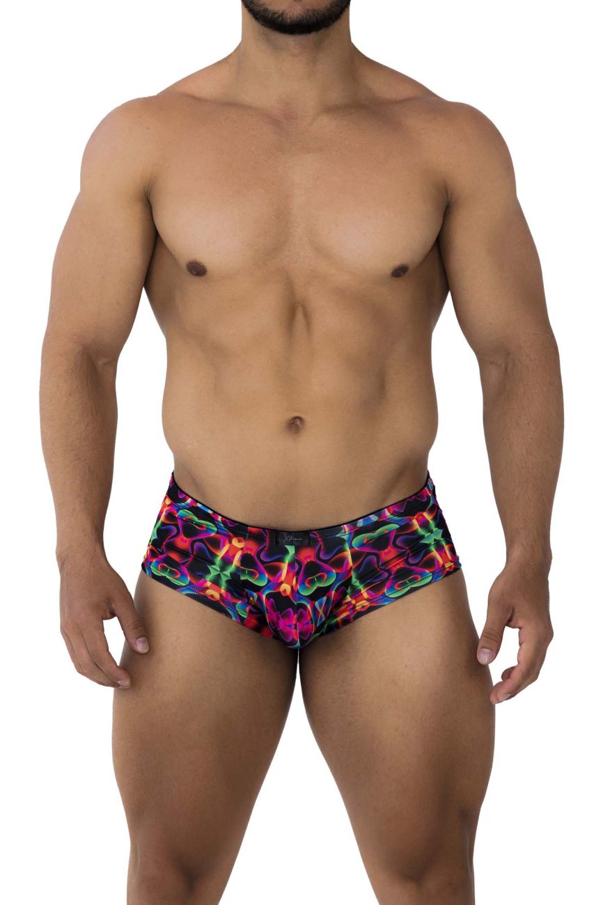 Xtremen Printed Swim Trunks for Men - Quick Dry, Comfortable & Stylish Beach Shorts - Perfect for Swimming, Surfing & Summer Vacations