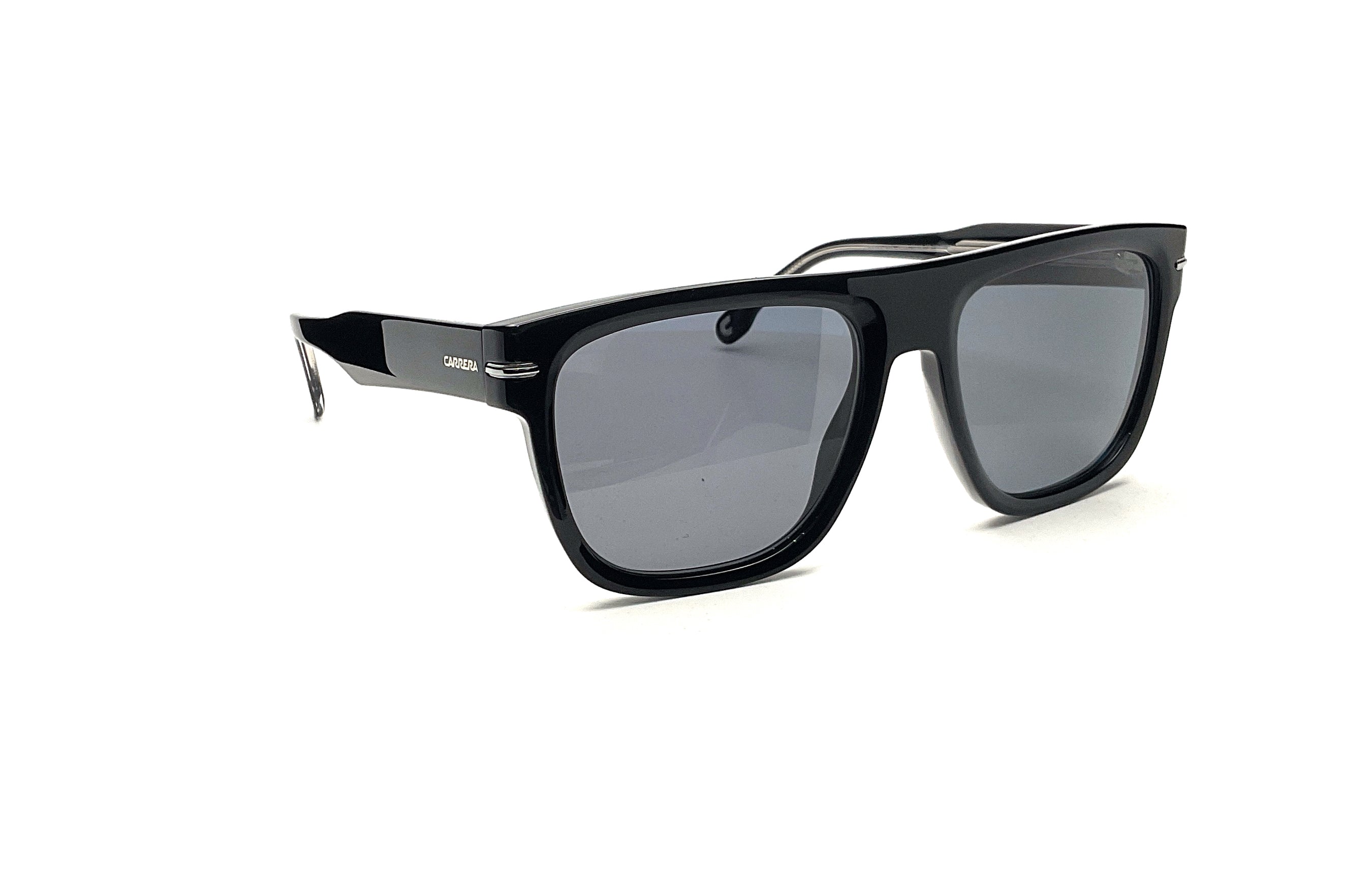 Carrera 340/S Black Ruthenium Sunglasses - Polarized Aviator Style for Men & Women - Perfect for Driving, Outdoor Sports & Fashion Accessories