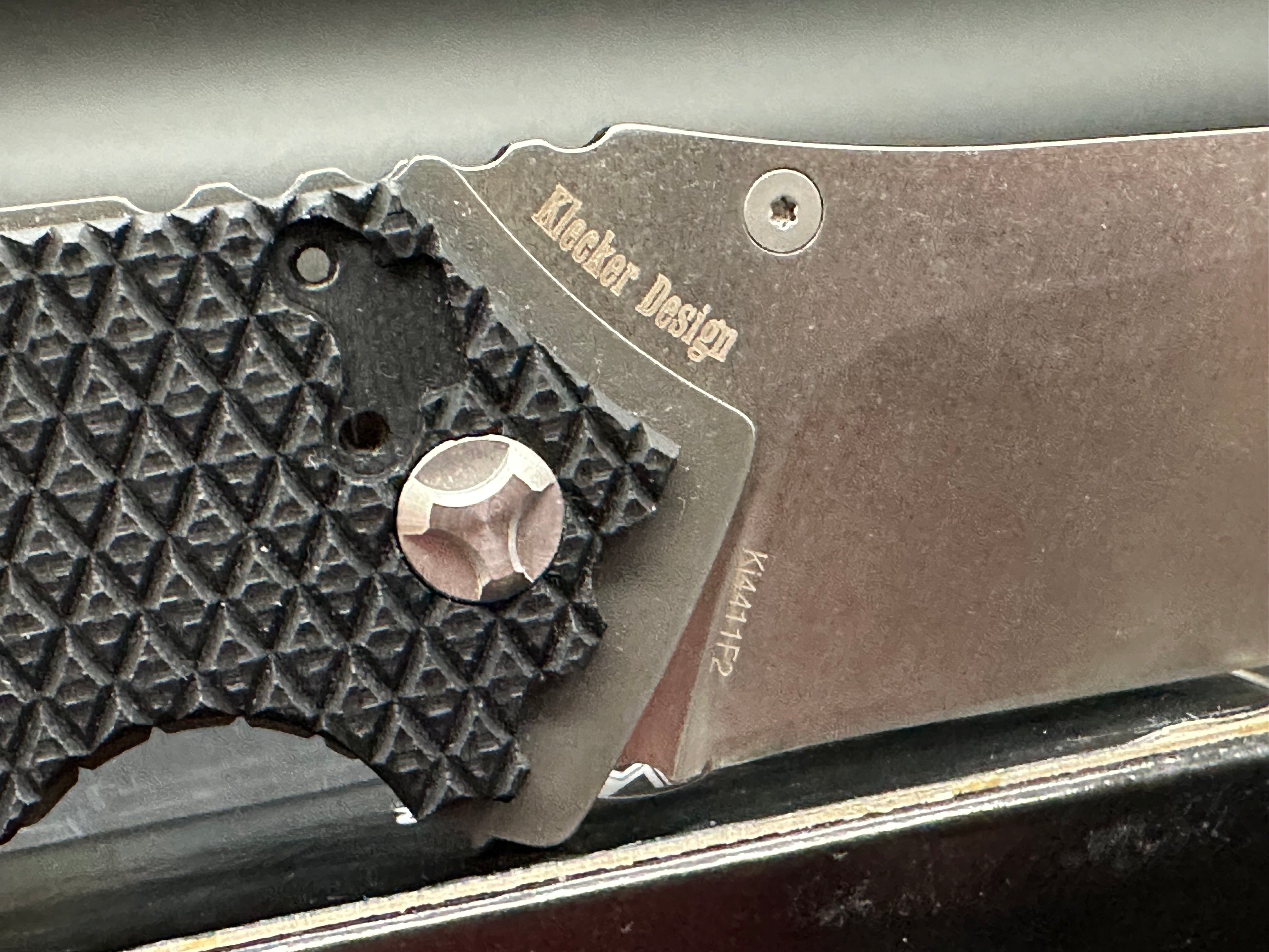 Kizer Ki4411F2 Folding Pocket Knife - Black G10 Handle & S35VN Steel Blade - EDC, Camping, Hiking, Survival Gear