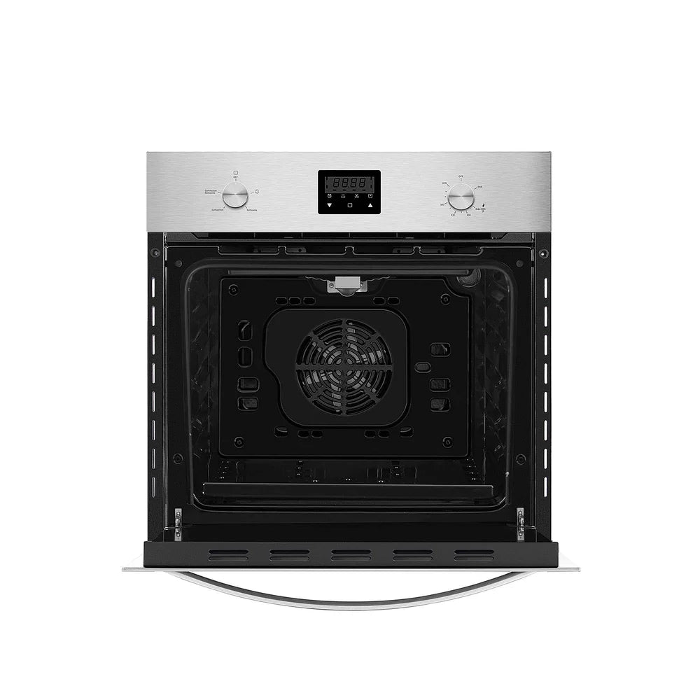 Empava 24-Inch 2.3 cu.ft Single Wall Convection Oven - Digital Timer, Stainless Steel, Liquid Propane Gas - Perfect for Home Kitchens, Restaurants & Outdoor Cooking