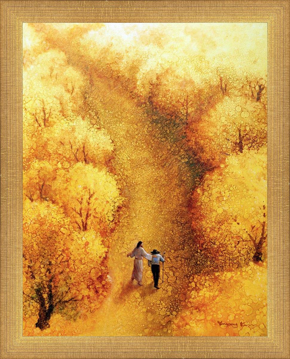 By Your Side - Heartwarming Art Print by Yongsung Kim | Christian Home Decor, Wall Art for Living Room & Bedroom | Perfect Gift for Weddings, Anniversaries & Housewarming