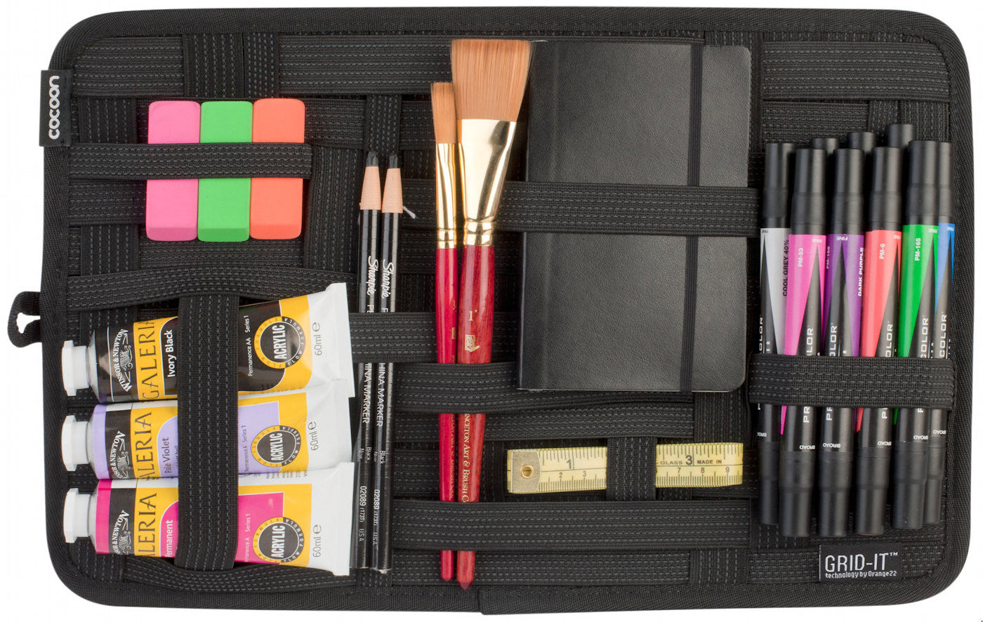 Grid IT 9.625 X 15.125 Laptop Organizer - Premium Storage Solution for Large Laptops & Tech Accessories | Perfect for Office, Travel & School Backpacks