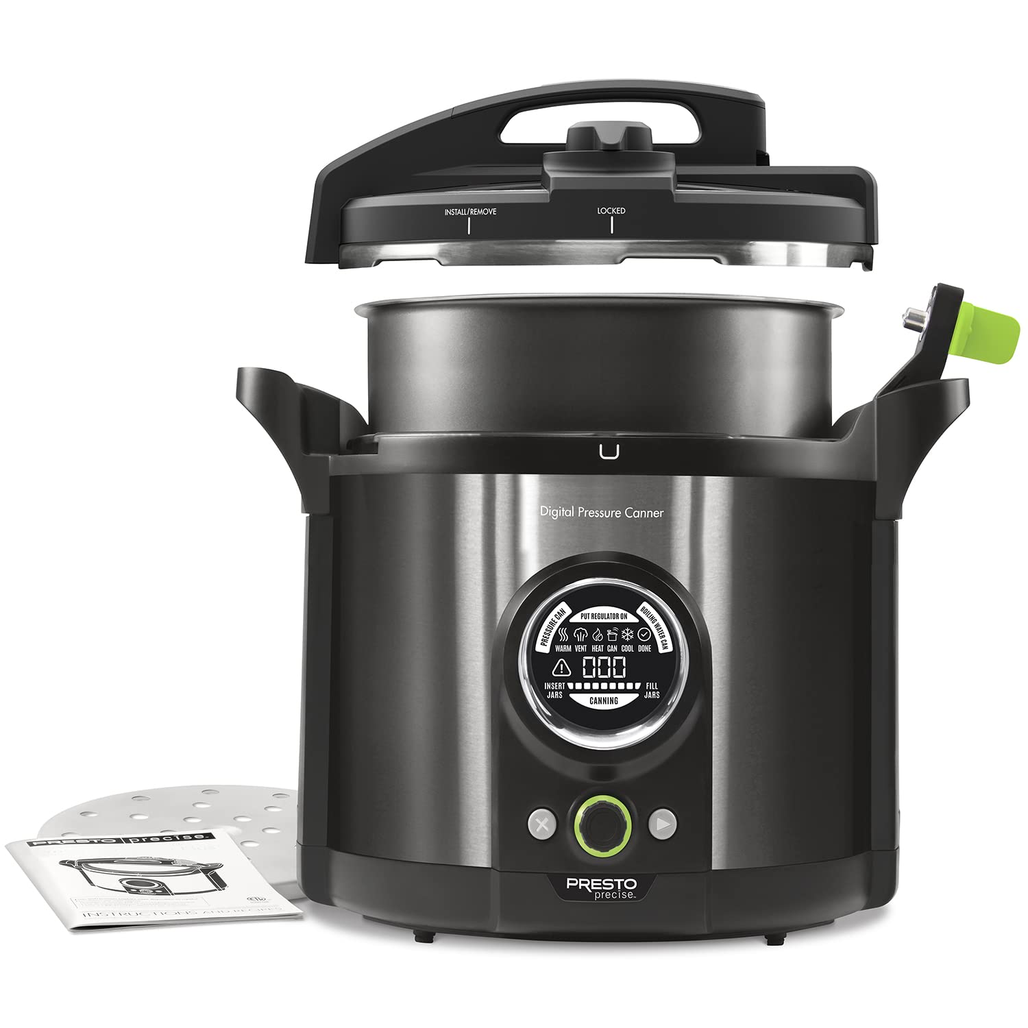 12 Qt Stainless Steel Electric Pressure Canner for Home Canning - Safe & Efficient Food Preserving for Jams, Soups, and Vegetables
