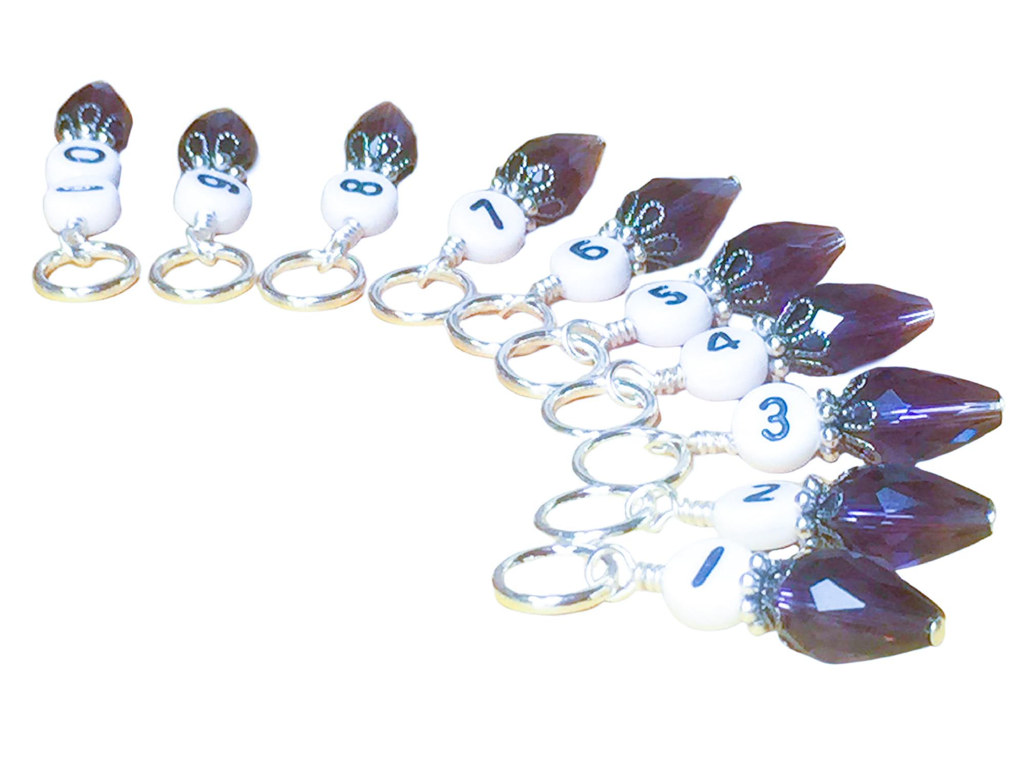 Row Counter Stitch Markers for Knitting & Crochet - Essential Knitting Accessories for Yarn Projects, Sweaters, Scarves & Blankets