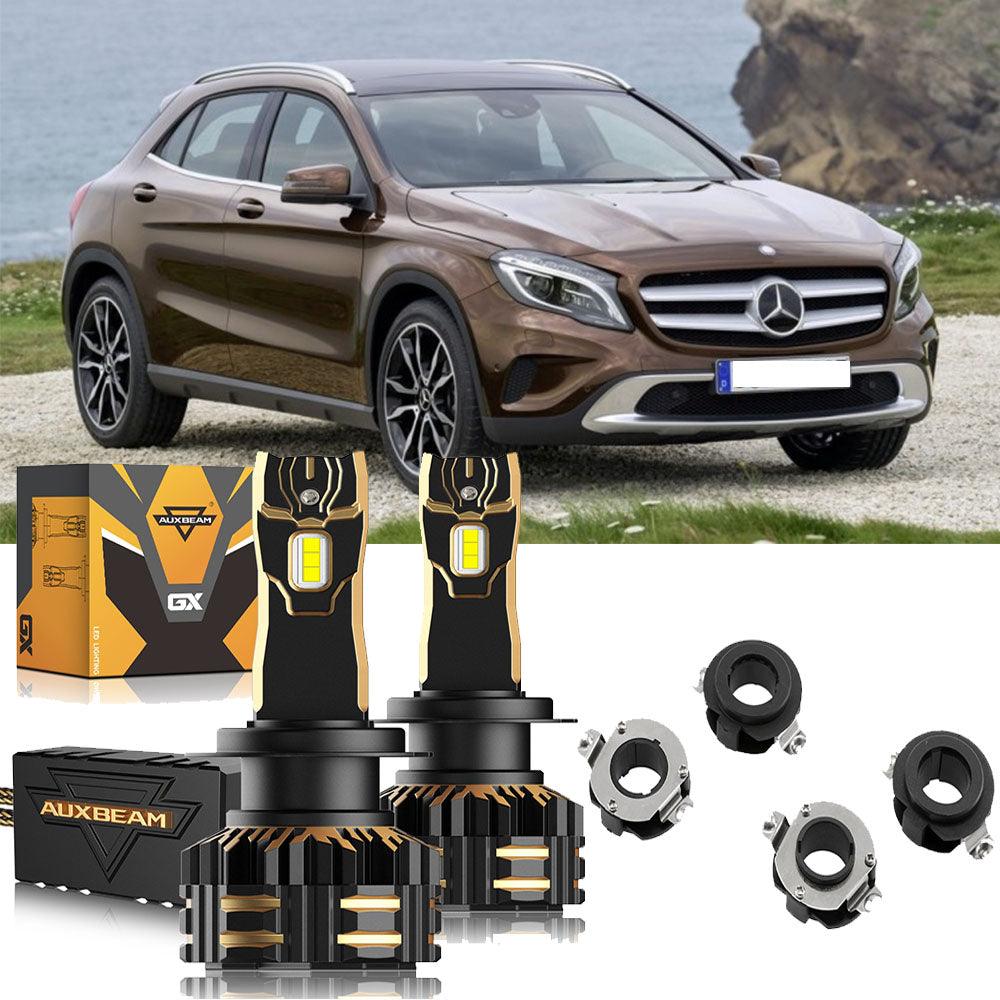 2016-2019 Mercedes Benz GLA250 H7 LED Headlight Bulbs - High Brightness White Light, Easy Installation, Durable Replacement for Halogen Bulbs - Perfect for Night Driving, Foggy Conditions & Enhanced Road Visibility