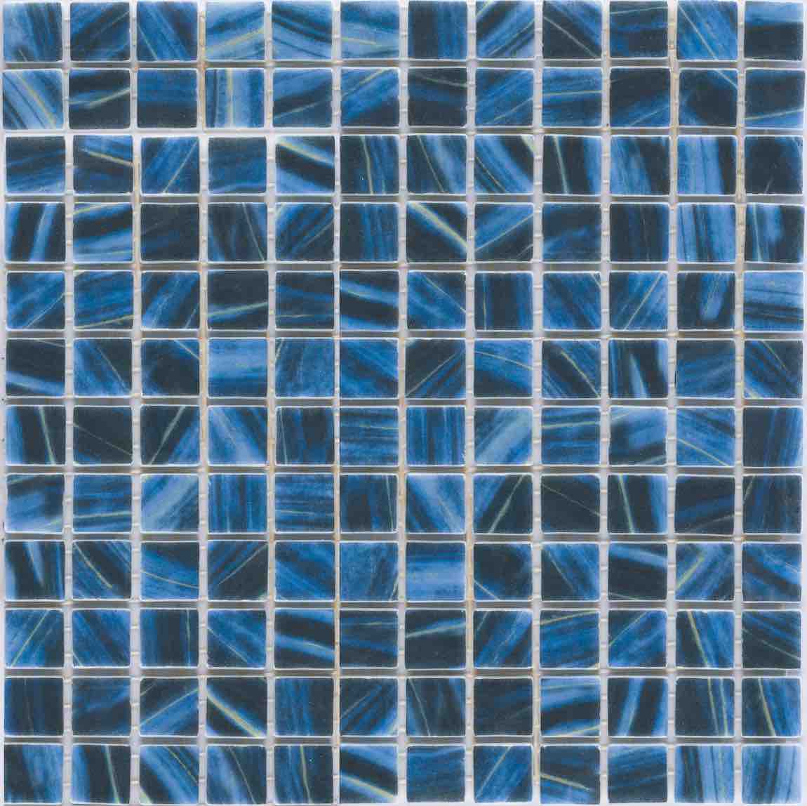Eco-Friendly Recycled Glass Mosaic Tile - Bora 1x1
