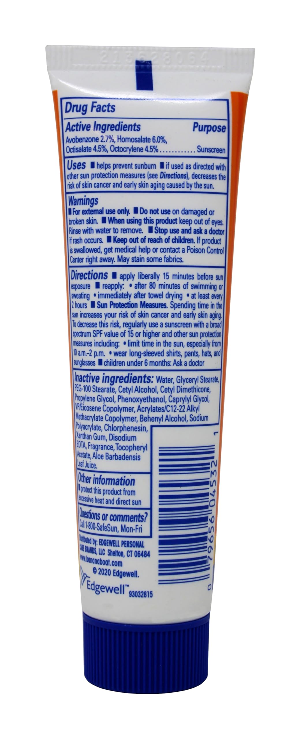 Banana Boat Sport Performance Sunscreen Lotion SPF 30, 1 oz (29g) - 4 Pack - Waterproof & Sweatproof Sun Protection for Outdoor Activities, Swimming, Running & Beach Days