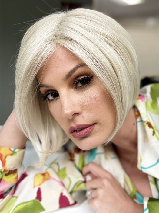 Boudoir Glam Synthetic Lace Front Wig - Petite & Average Size Hand-Tied Wig for Women | Perfect for Cosplay, Date Nights & Special Occasions