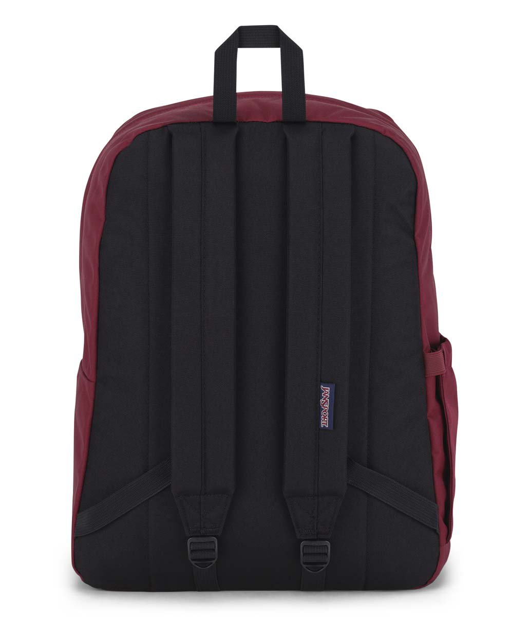 JanSport SuperBreak Plus Backpack - Lightweight Durable School & Travel Backpack with Laptop Sleeve (Russett Red) - Perfect for College, Work & Outdoor Adventures