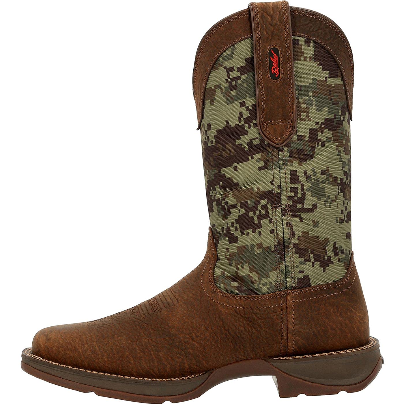 Durango Men's Rebel Western Boots - Genuine Leather Cowboy Boots for Men, Comfortable & Durable Riding Boots - Perfect for Rodeo, Country Music Festivals & Western Fashion