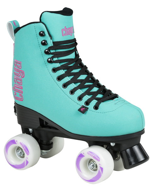 Chaya Bliss Turquoise Adjustable Roller Skates for Kids - Perfect for Indoor & Outdoor Fun, Birthday Gifts, and Family Activities