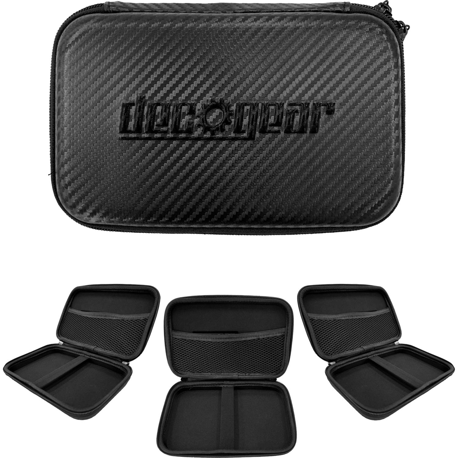 5 Inch Deco Gear Hard EVA Case with Zipper for Tablets & GPS - Protective Travel Storage for iPad, Kindle, Garmin | Perfect for Commuting, Business Trips & Outdoor Adventures