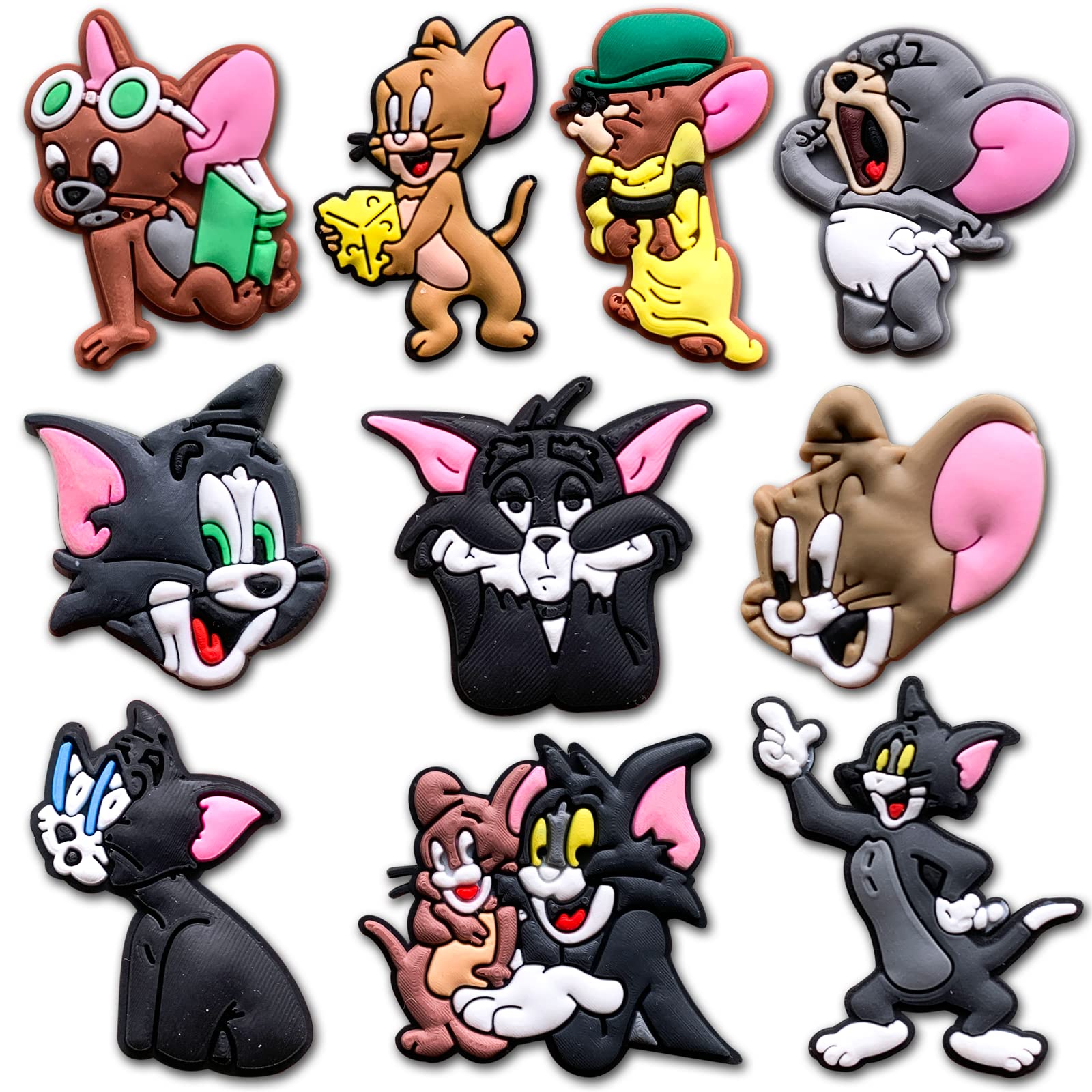 **Cute Cartoon Shoe Charms for Clogs & Sandals - Fun Wristbands & Bracelets for Kids - Perfect Party Gifts for Girls & Boys - Great for DIY Accessories & Fashion Styling**