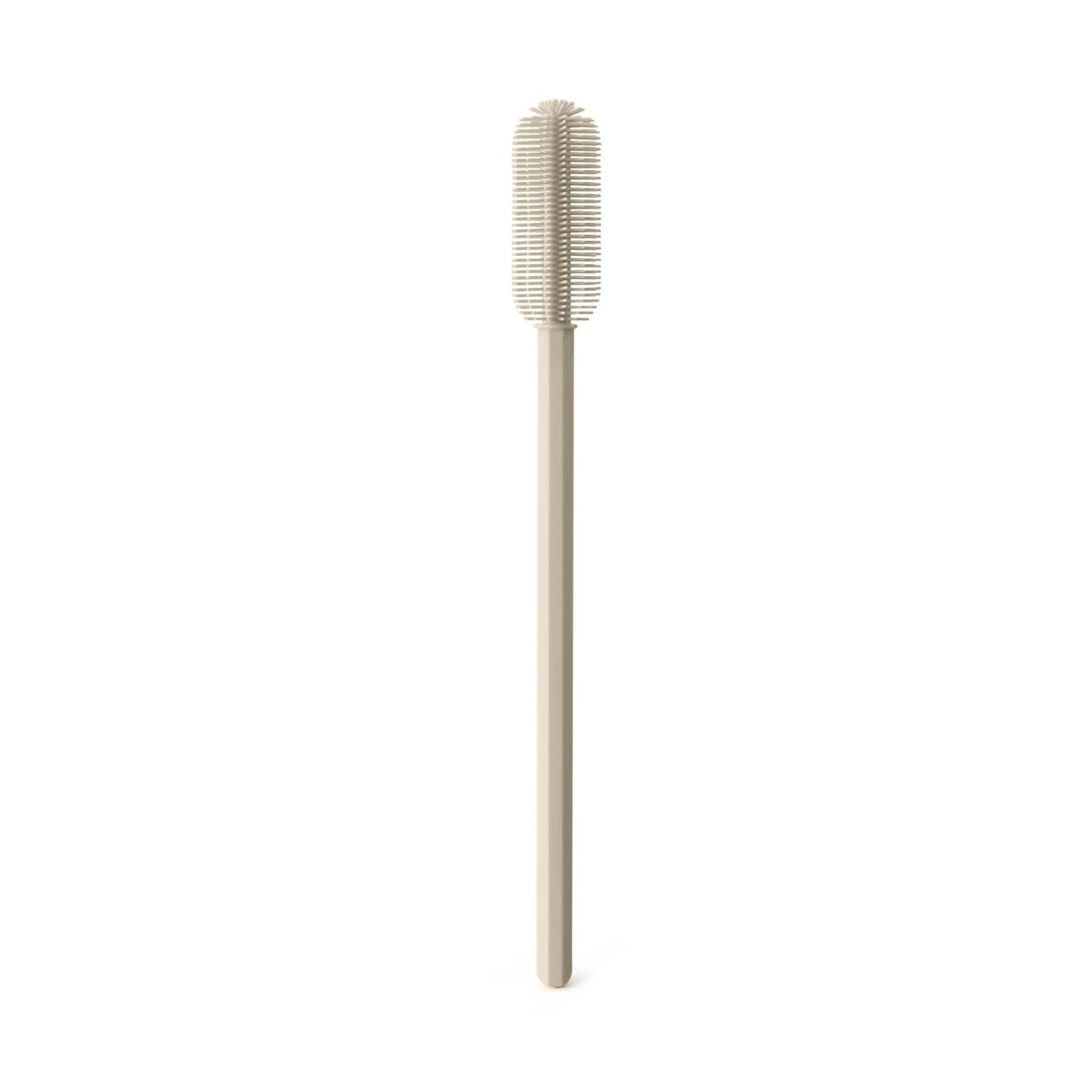 DESIGNSTUFF Bottle Brush with Sand - Long Handle Cleaning Brush for Narrow Bottles, Vases & Tubes - Perfect for Home, Kitchen, Baby Bottles & Laboratory Use