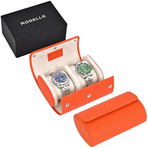2 slot Orange-Genuine Leather