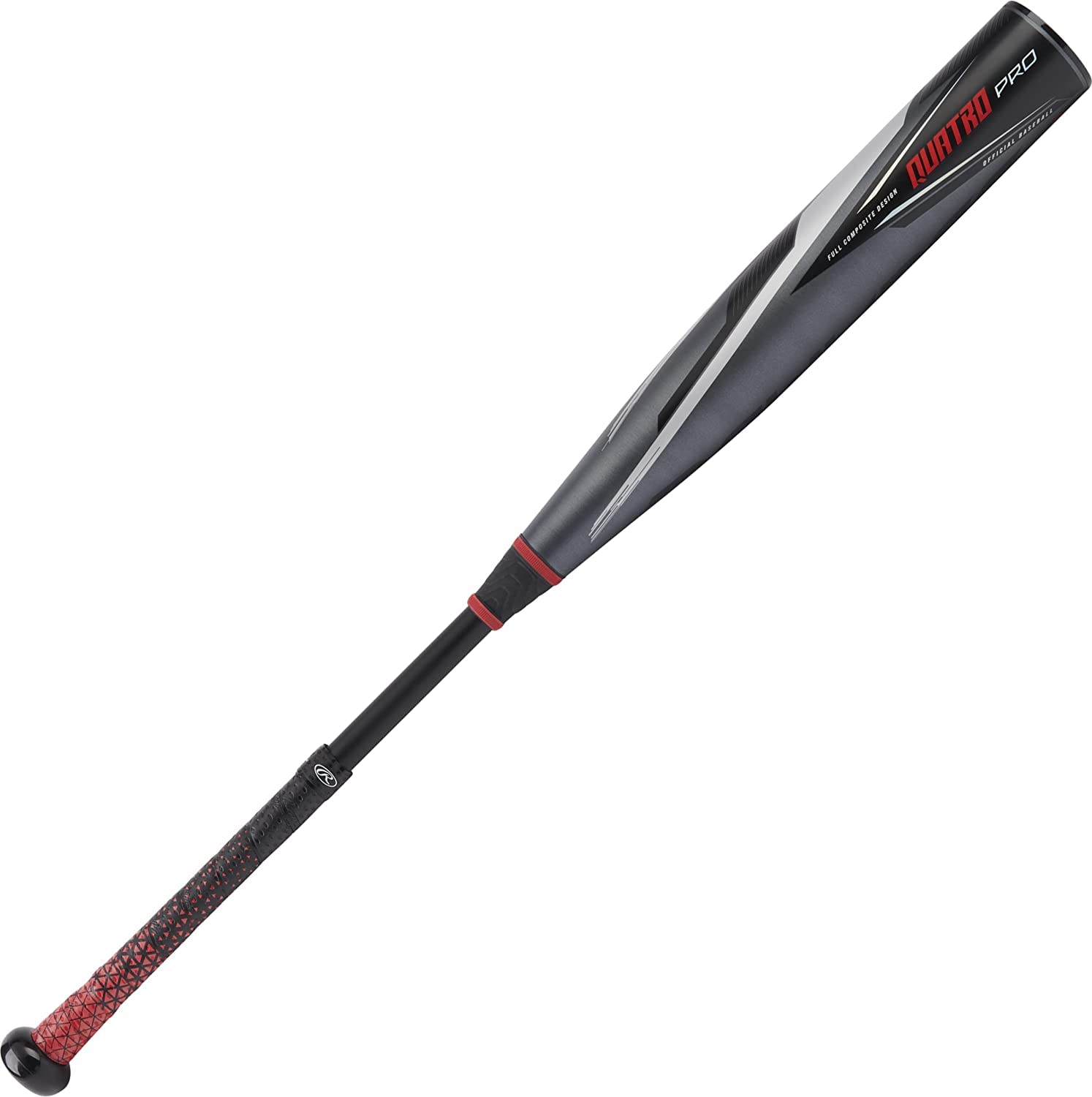 Rawlings Quatro PRO & MAX BBCOR Baseball Bat -3 Drop Weight | 2-Piece Composite Design for Power & Control | Perfect for High School & College Players