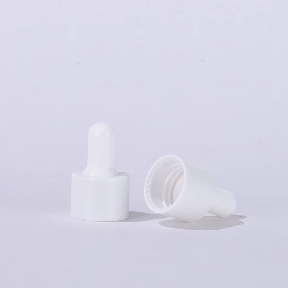 2 Pack Glass Dropper Bottles with White Cap - 10ml Empty Refillable Essential Oil Bottles, Perfume Sample Containers, Cosmetic Travel Bottles with Pipettes - Perfect for DIY Aromatherapy, Skincare & Travel (Purple)