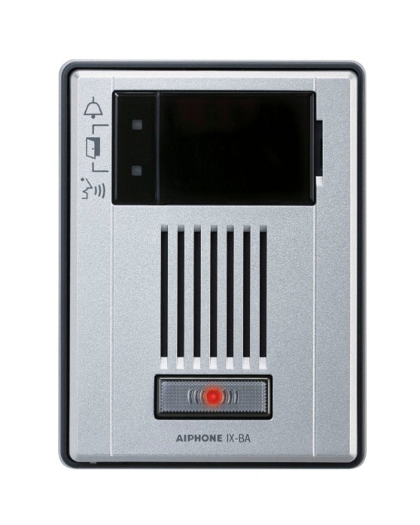 Aiphone IX Series 2 IP Audio Door Intercom - 1 Button Mechanical Door Station (IX BA) for Home Security & Apartment Entry Systems