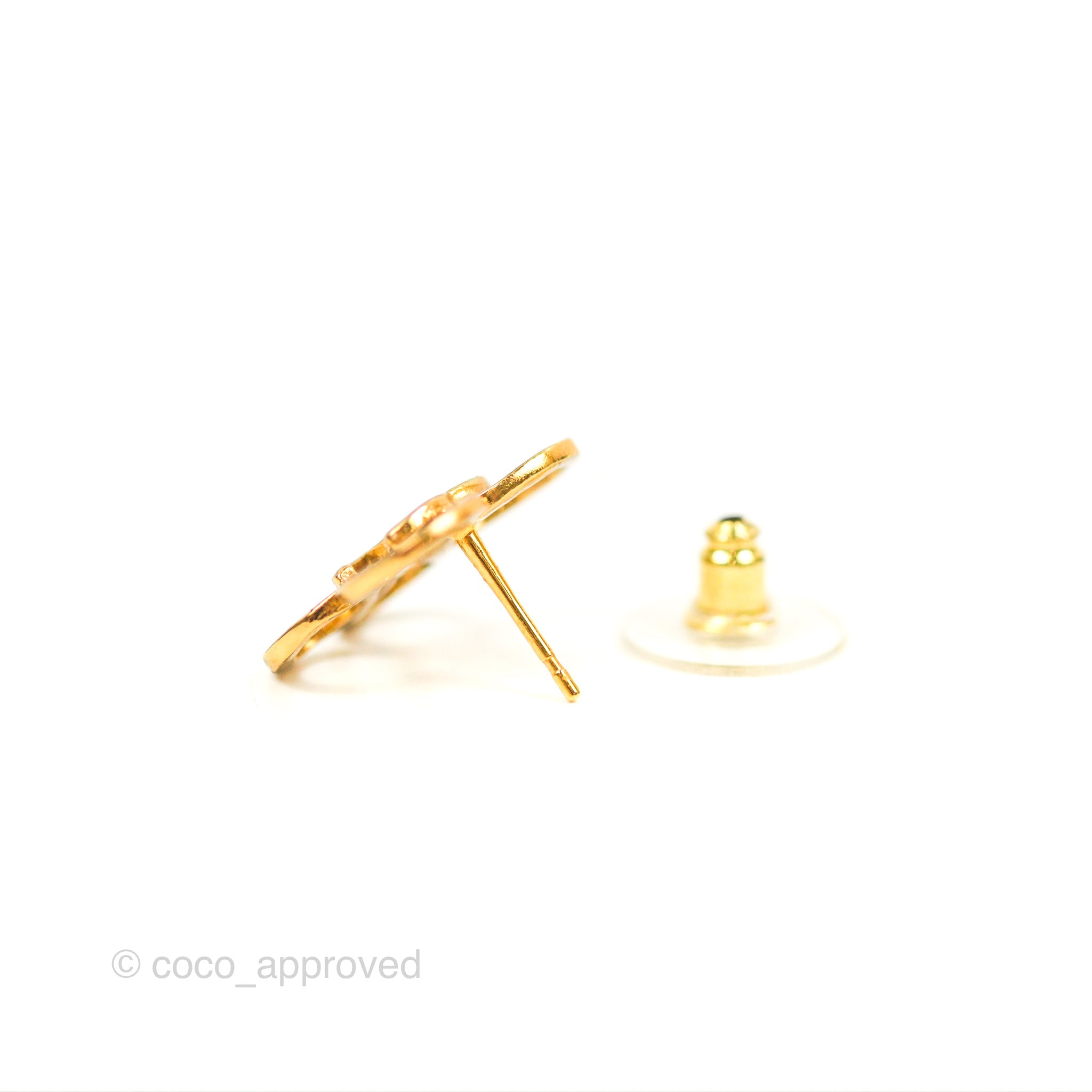 Chanel CC Butterfly Earrings in Gold Tone - 22S Collection | Luxury Fashion Jewelry for Women, Perfect for Parties, Weddings & Special Occasions