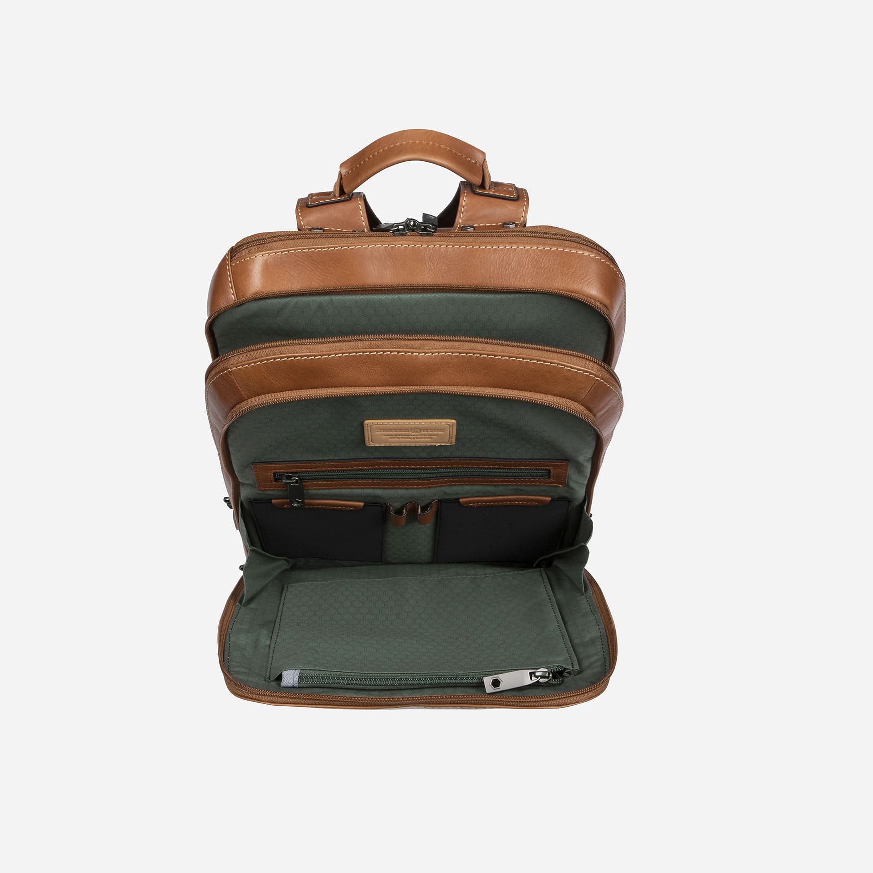Jekyll & Hide Montana Overnight Business Backpack 45cm - Durable Leather Laptop Backpack for Men & Women - Perfect for Business Travel, Work Commute & Weekend Getaways