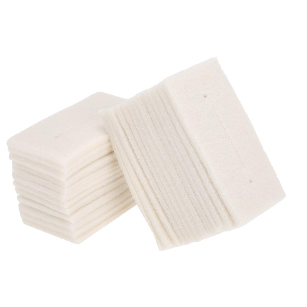 25pcs Heat Insulation Wool Pads for Hairdressing - Foam & Cotton Salon Styling Mat for Barber Tools - Perfect for Hair Styling, Coloring & Heat Protection in Professional Salons & Home Use