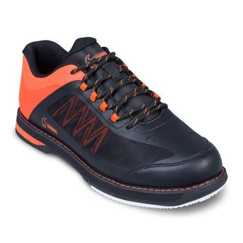 Men's Rogue Right Hand Bowling Shoes - Black/Orange - Comfortable & Durable for Professional & Casual Bowling Games