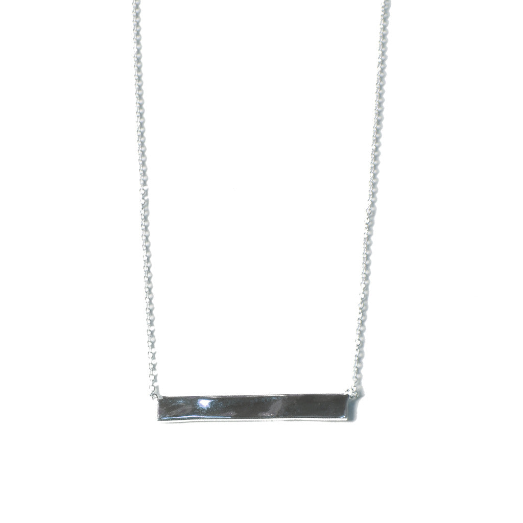 Elegant Large Bar Necklace for Women - Minimalist Gold Pendant Statement Jewelry - Perfect for Everyday Wear, Office & Special Occasions