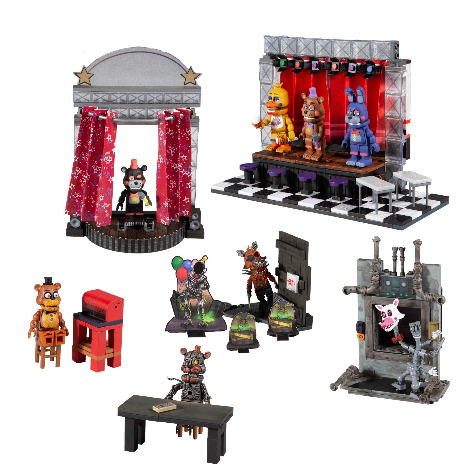 McFarlane Toys Five Nights at Freddy's Corn Maze Micro Construction Set (25202) - FNAF Collectible Building Kit for Horror Game Fans - Perfect for Display, Gifts & Scary Decor