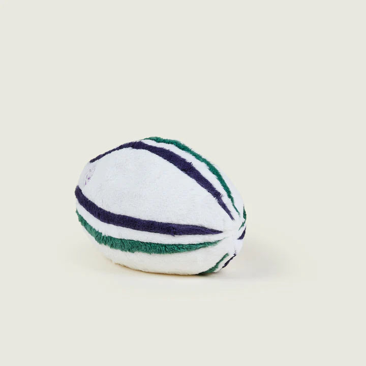 Warmies Rugby Ball - Microwaveable Plush Heating Pad for Pain Relief, Stress & Anxiety - Perfect for Sports Injuries, Muscle Soreness & Relaxation at Home or Office